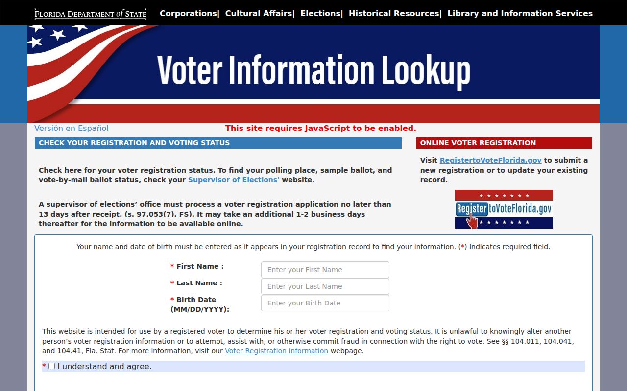 Davie residents directory Florida voter lookup