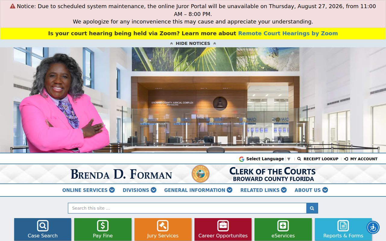 Davie neighbors Broward Clerk official records context