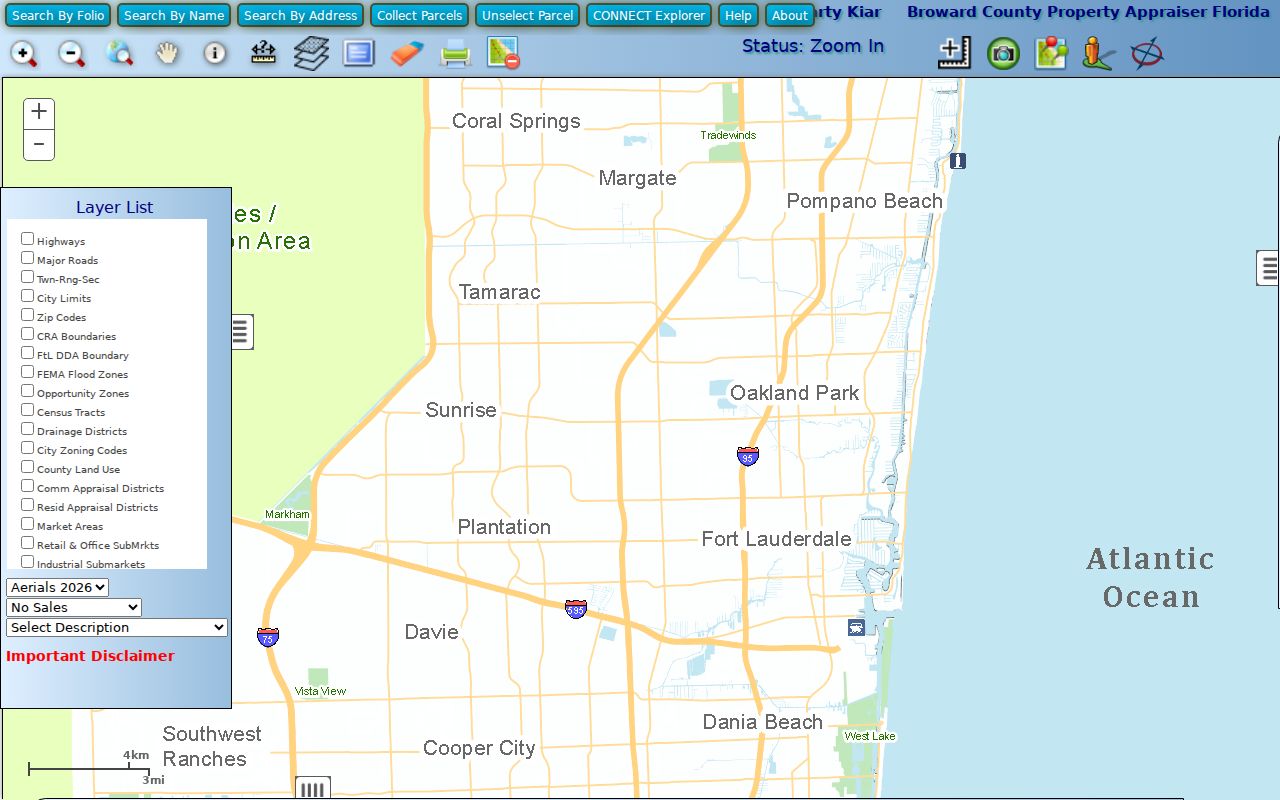 Davie street directory BCPA parcel viewer