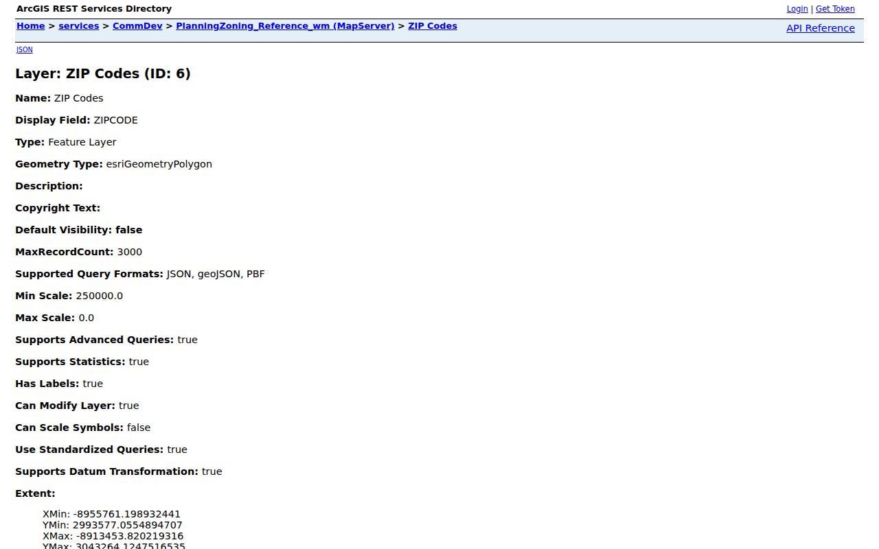 Davie ZIP code directory official GIS layer
